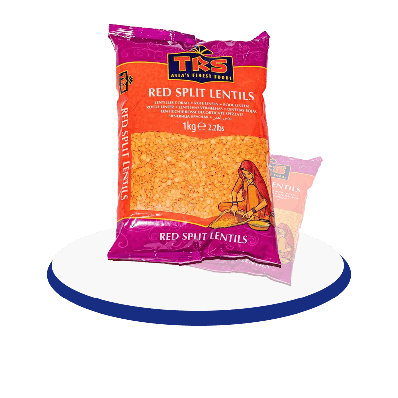 TRS RED SPLIT LENTILS 6X2KG (S4)