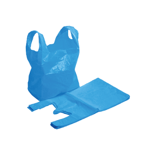 WHITE GOLD LARGE BLUE BAGS 12"X19"X23.7" - (V20)