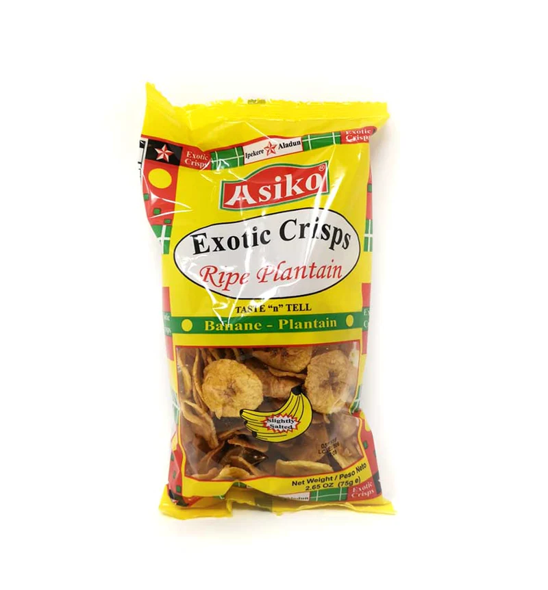 ASIKO EXOTIC SALTED CRISPS 75GM