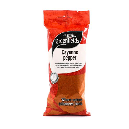 GREEN FIELDS CAYENNE PEPPER 12X75G