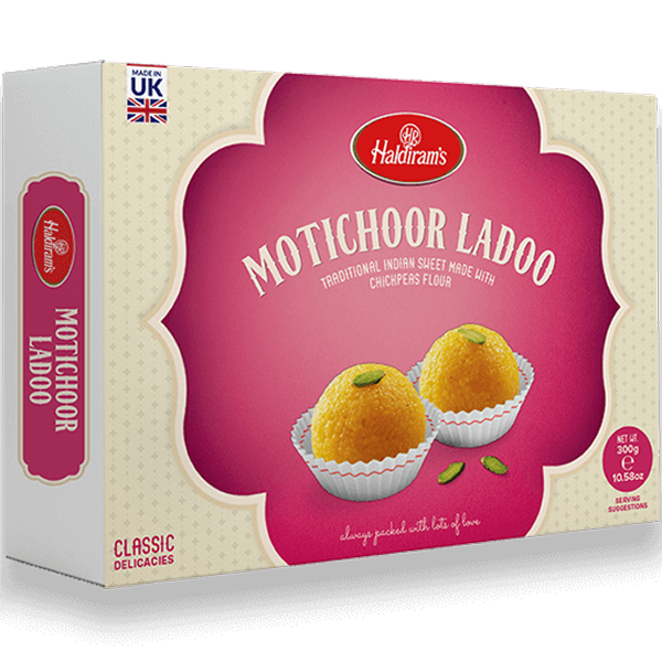 HALDIRAM METHAI MOTICHOR LADOO300G(UNIT)