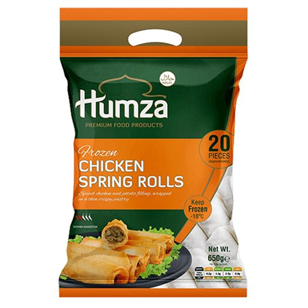 HUMZA CHICKEN SPRING ROLL 20PC (650GM)