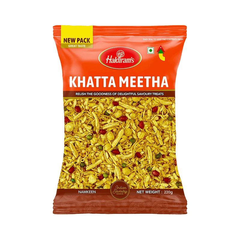 HALDIRAM KHATTA MEETHA  (BOGOF) 10X200GM  PM-£1.49