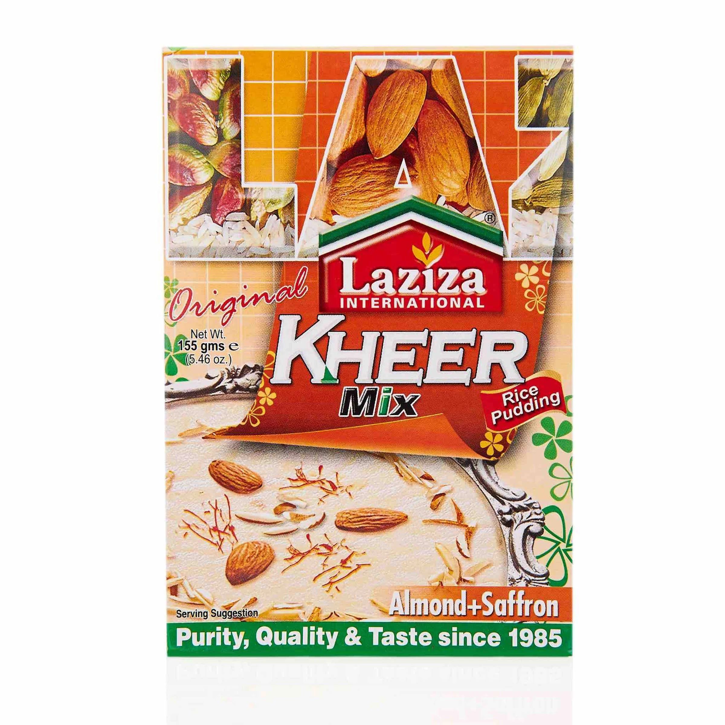 LAZIZA KHEER (ALMOND+SAFFRON) MIX 155GM